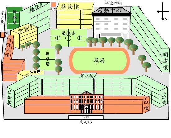 建中校園導覽